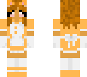 orange cat maid