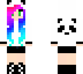 panda ombre girl