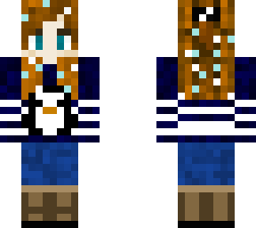 penguin/winter sweater girl