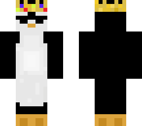 penguin with crown.