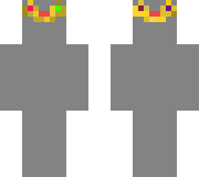 plain grey skin with a crown