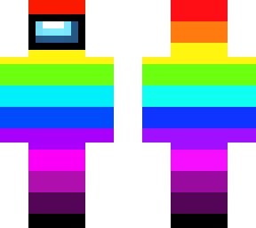 rainbow among us character