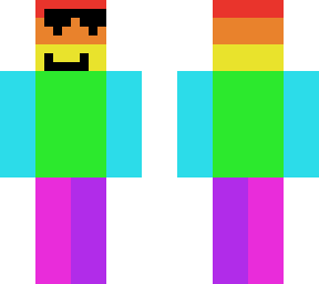 rainbow cool man