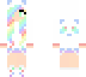 rainbow panda girl