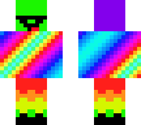 rainbow skeppy with glasses