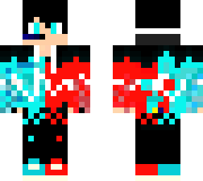 red and blue sound wave
