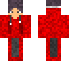 red hoodie boy