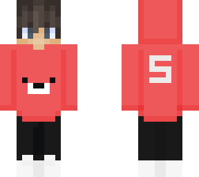 red hoodie boy but in a cool mood