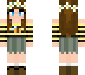 redo of my bee girl w pleated skirt please dont recolour