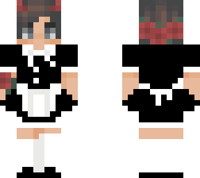 rose femboy maid outfit