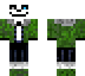 sans from undertale with green hoodie