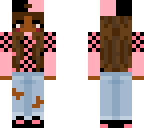 skater girl (pinks and black)