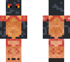 stone cube in hellfire armor