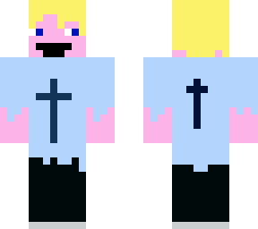 this shows a blond boy