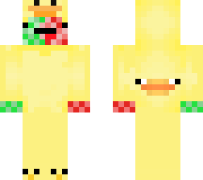 watermelon in a duck onesie!