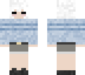 white haired goat girl