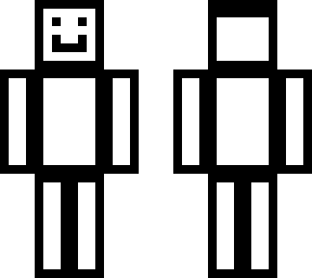 white smiley face (black outlines)