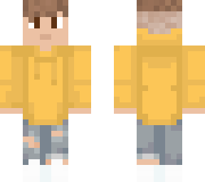 yellow hoodie boy