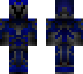 (blue)daedric armour red by jmxm