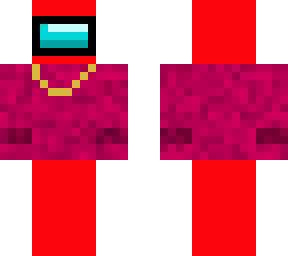 among red