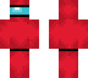 among us crewmate (red)