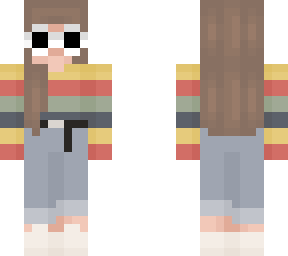 Artsy Girl W Clout Goggles Minecraft Skin