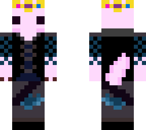axolotl but fancier and blue