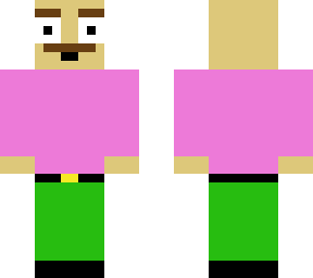 bald mustache man
