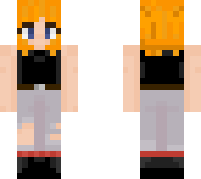 basic orange mullet