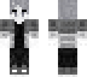 black and white