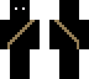 black bandit with pistol