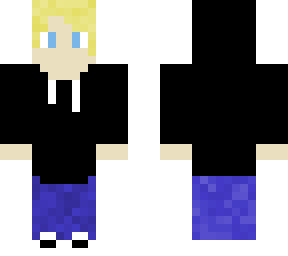 blond hoodie
