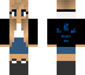 blue adias girl