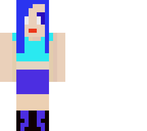 blue girl