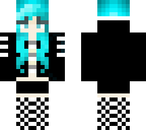 blue hair girl (edit)