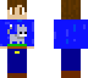 boy with cat shirt