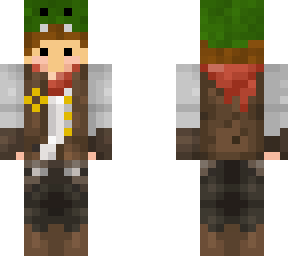 cowboy with monster hat