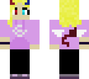 devil angle girl
