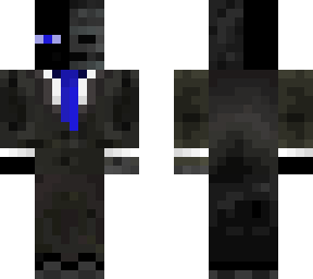 enderman/ wither skeleton in a suit