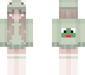 froggy girl back print.