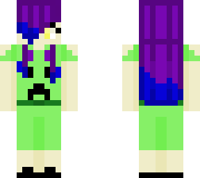 galaxy-ish hair creeper jumper girl ~request~