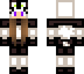girl in panda overal
