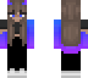 gradient purple + blue girl