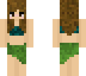 green girl with blue shirt