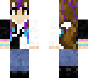 griffin wolf girl skin (dyed hair)