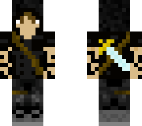 hooded shadowhunter with sword