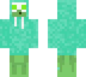 Hoodie Clout Slime | Minecraft Skin