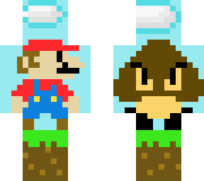 mario bros. pixel art