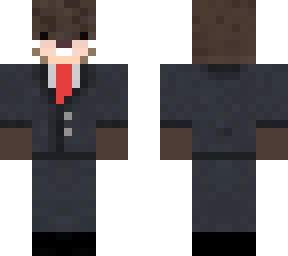 otter in a suit