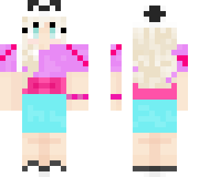 panda girll cute and  a  dress!!!